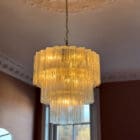 Murano Chandelier - 52 tubes - Transparent