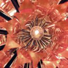 Murano chandelier - Triedri - 107 prisms - Pink