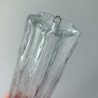 Murano Chandelier Tube Shaded Pink Cherry Vintage Interior-4