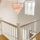 Murano chandelier - 78 tubes - Pink