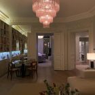 Murano chandelier - 78 tubes - Pink