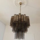 Murano ljuskrona - 48 rör - Rökt