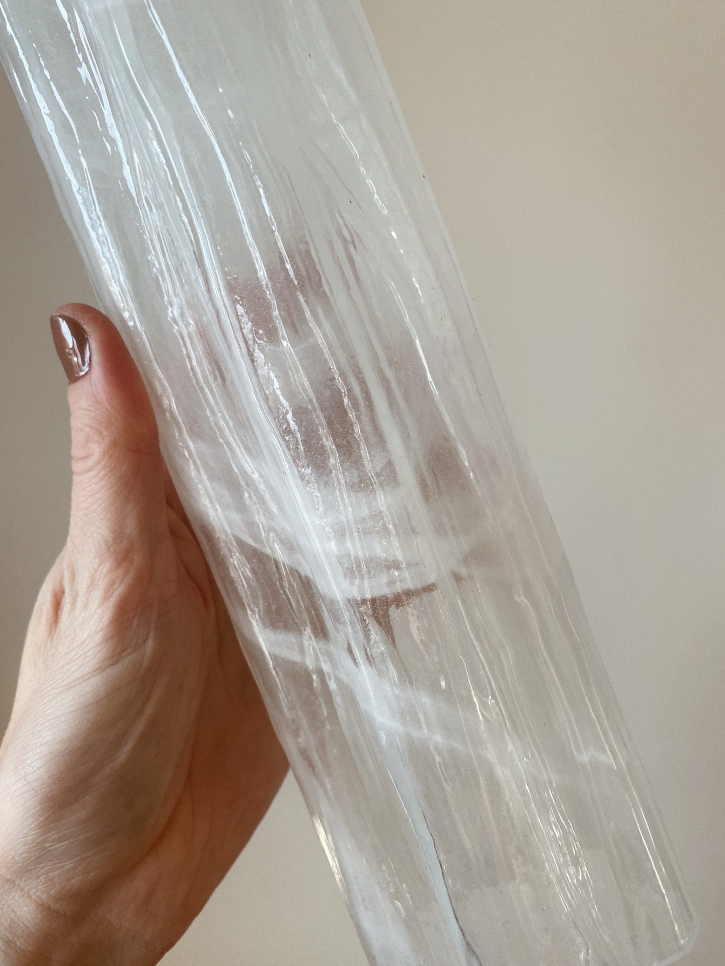 Murano white Alabaster glass tubes