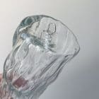 Murano Chandelier Tectured Transparent Cherry Vintage Interior-3